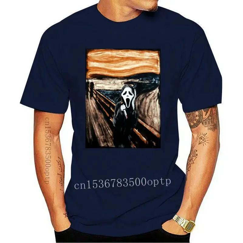 

Футболка с изображением крика, призрака, лица с ножом, крика, абстрактный ужас, фильм, Xxxtentacion, смешные футболки, аниме футболка