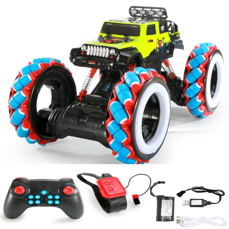 

2.4G drift off-road vehicle gesture induction hollow light music remote control car climbing remote control car children's L4MC