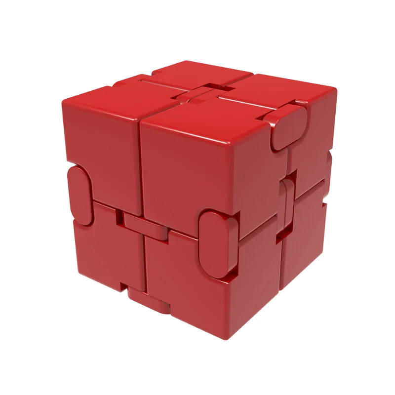 Cube 5 Кубик бесконечности, алюминиевый кубик, игрушки премиум-класса, металлическая деформация, магический бесконечный кубик для снятия стресса, куб для снятия стресса для EDC тревожности - Цвет: Cube 5