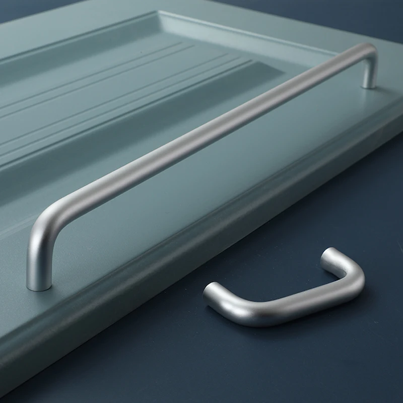 WV 64 мм-320 мм алюминиевый сплав ручка для кухонной двери серебряные шкафа прочные