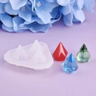 Силиконовая форма для смолы с бриллиантами, литые формы для эпоксидной и уф смолы сделай сам для изготовления подвесок из смолы, инструменты для изготовления ювелирных изделий, формы