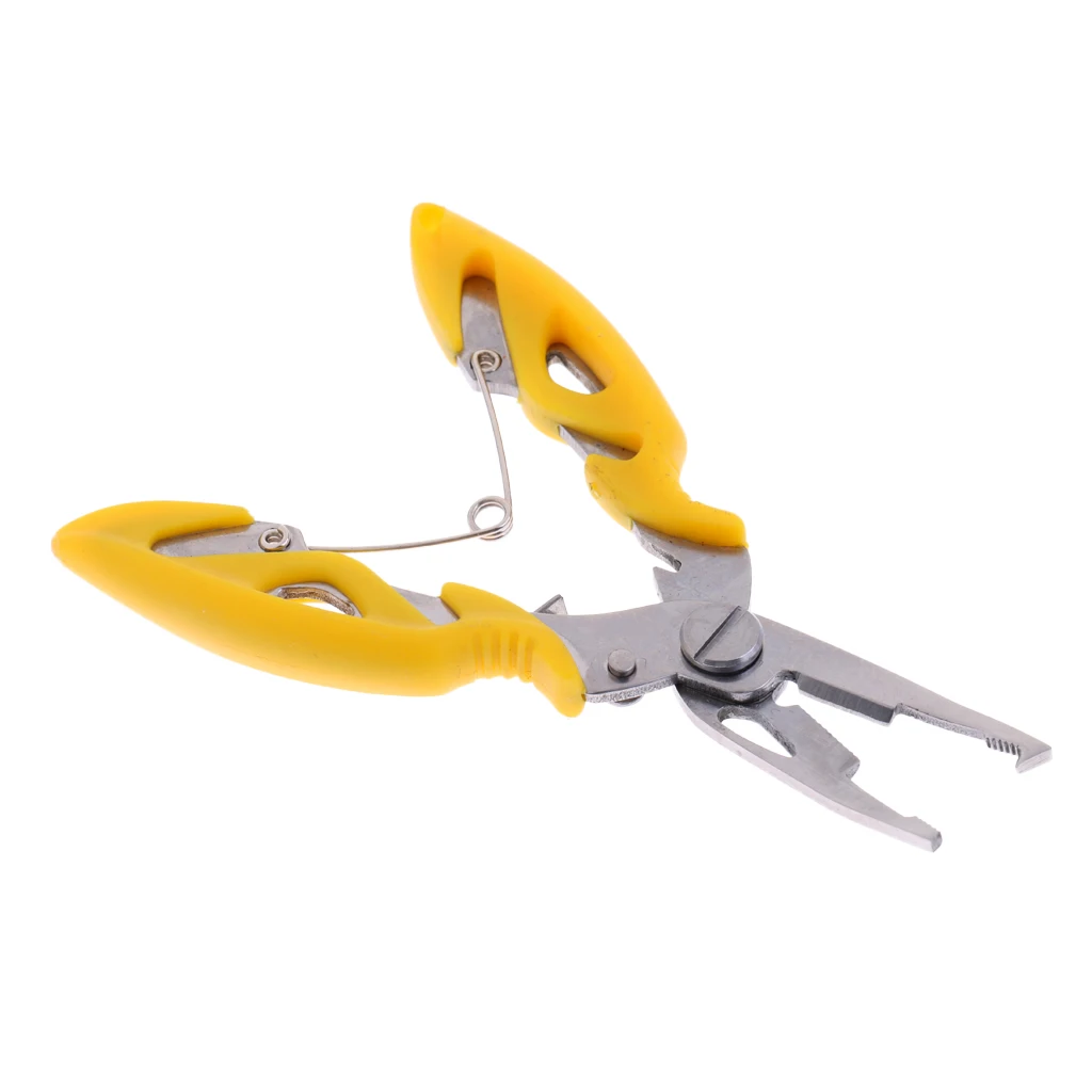 Многофункциональные мини-плоскогубцы для рыбалки разделенное кольцо резак