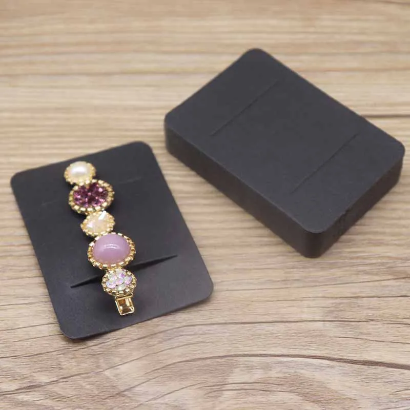 Картонные картонные карточки для украшения волос 50 шт. клип-карта цветов 5x7 см |