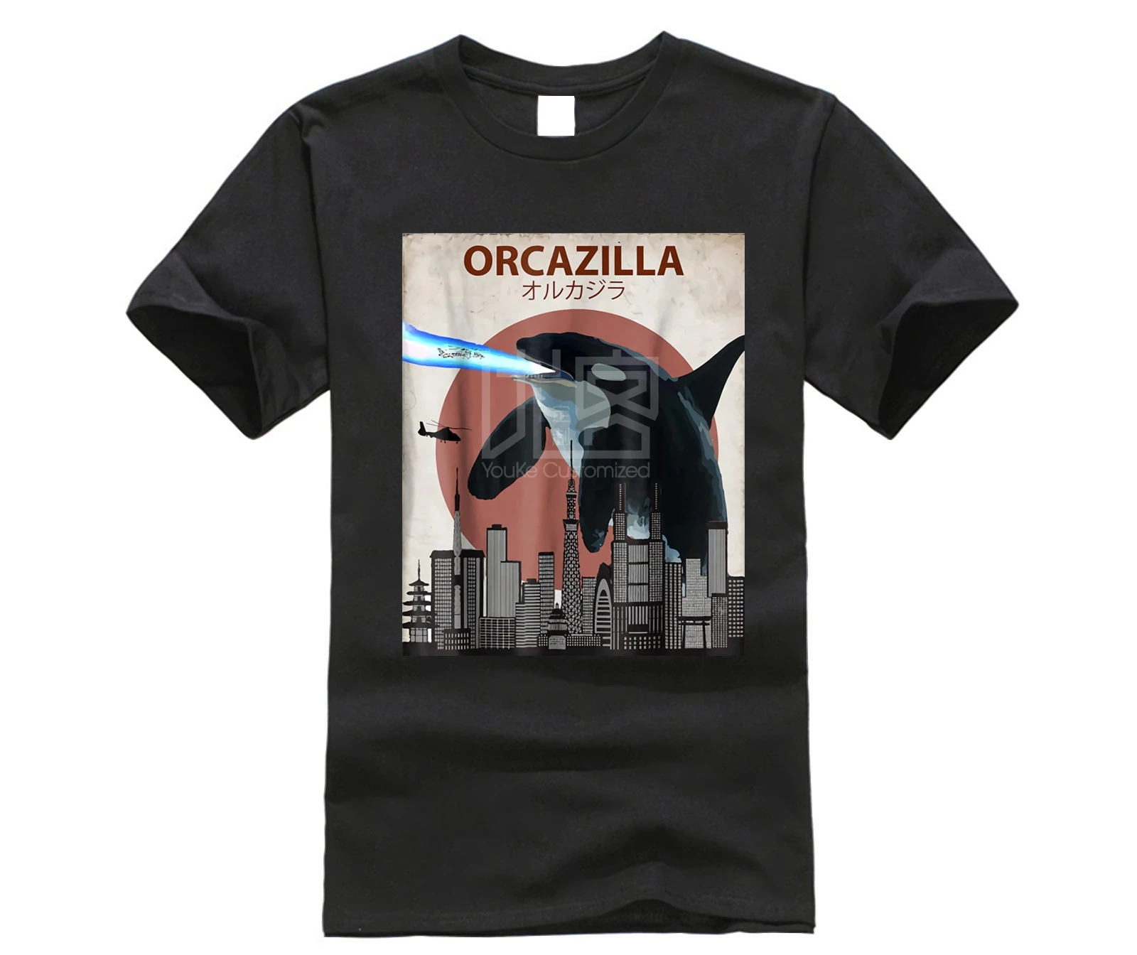 Брендовая мужская рубашка забавный КИТ футболка Orca подарок для влюбленных| |