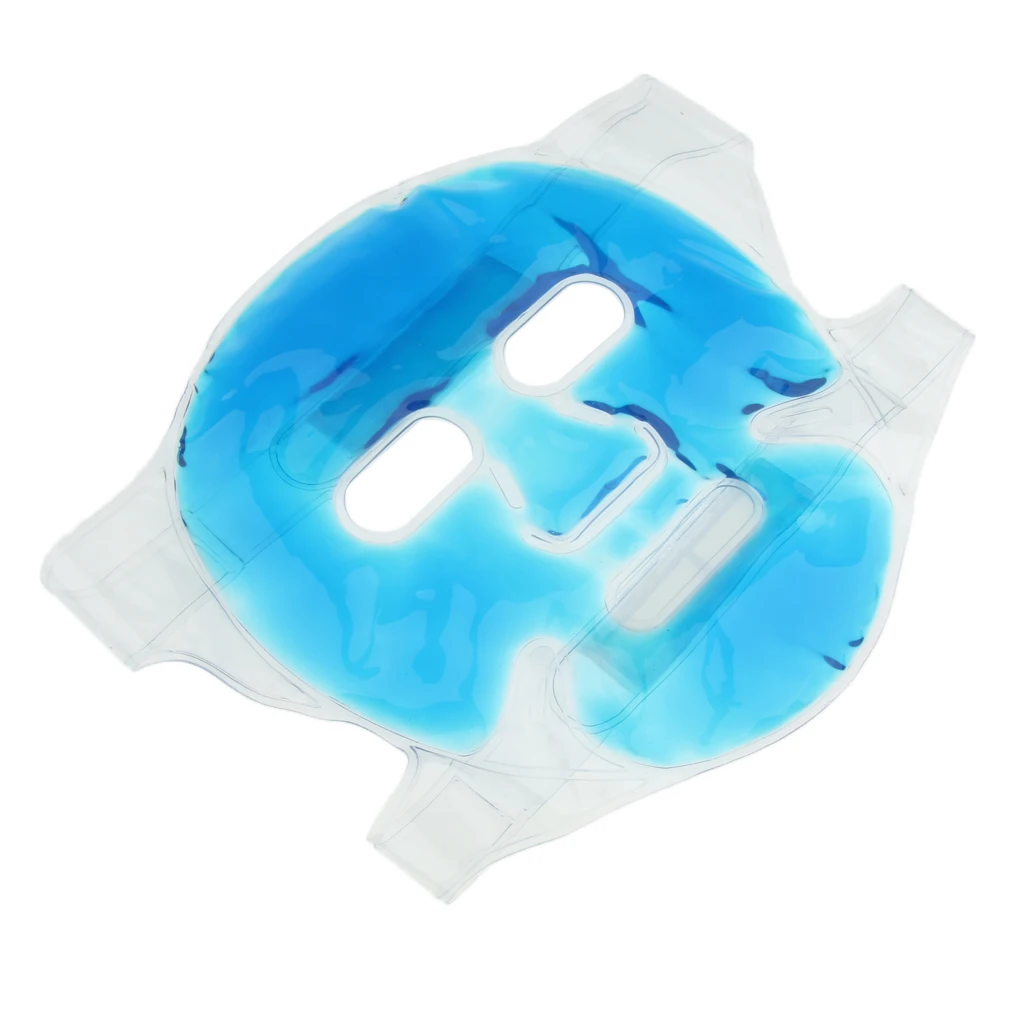 Ледяная маска для лица/глаз мужчин и женщин многоразовая гелевая с мягкими