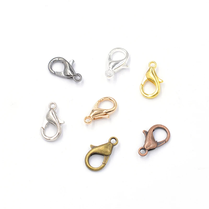 Застежки-карабины для ювелирных изделий концевые соединители цепочек сделай сам