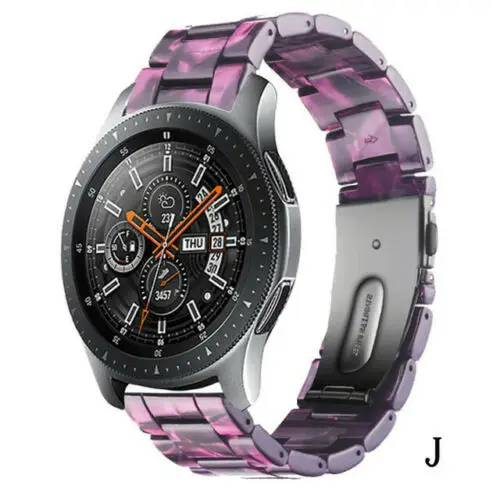J Быстросъемный резиновый ремешок для часов для samsung Galaxy Watch S3/S2 Galaxy 42 мм/46 мм/gear S3/S2/Active Ticwatch 2/E - Цвет ремешка: J