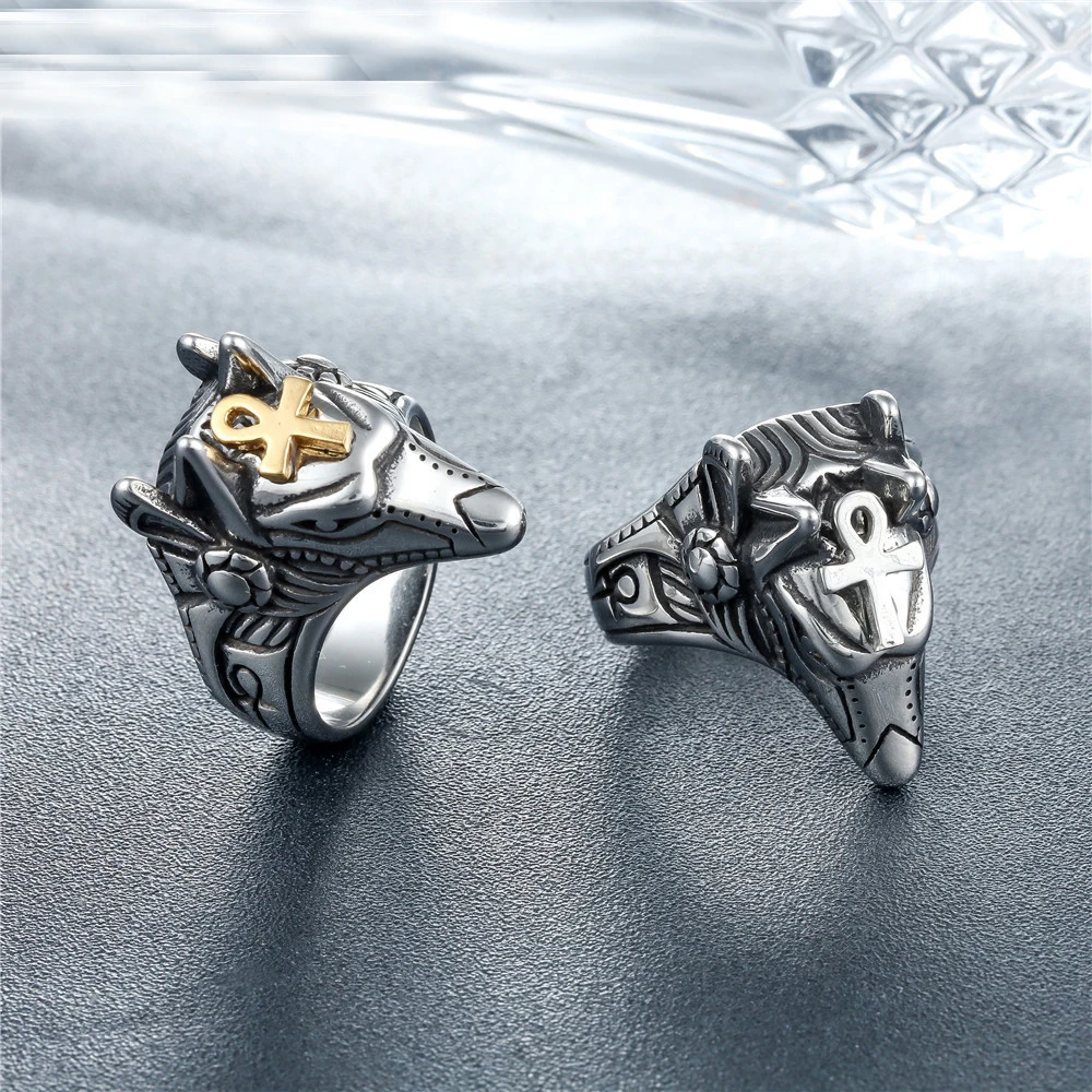Мужское кольцо в стиле панк из нержавеющей стали | Украшения и аксессуары