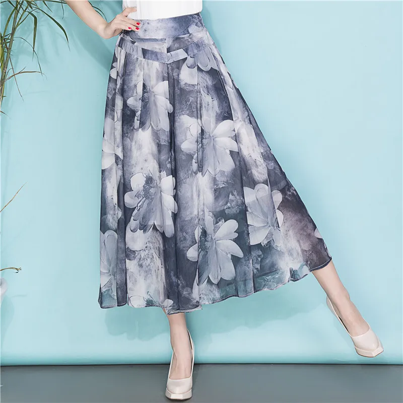 

XXXXL Women Wide Leg Pants Loose Skirt Pants 2020 Female High Waist Summer Pants for women Thin Section Trousers Ladies Clothing
