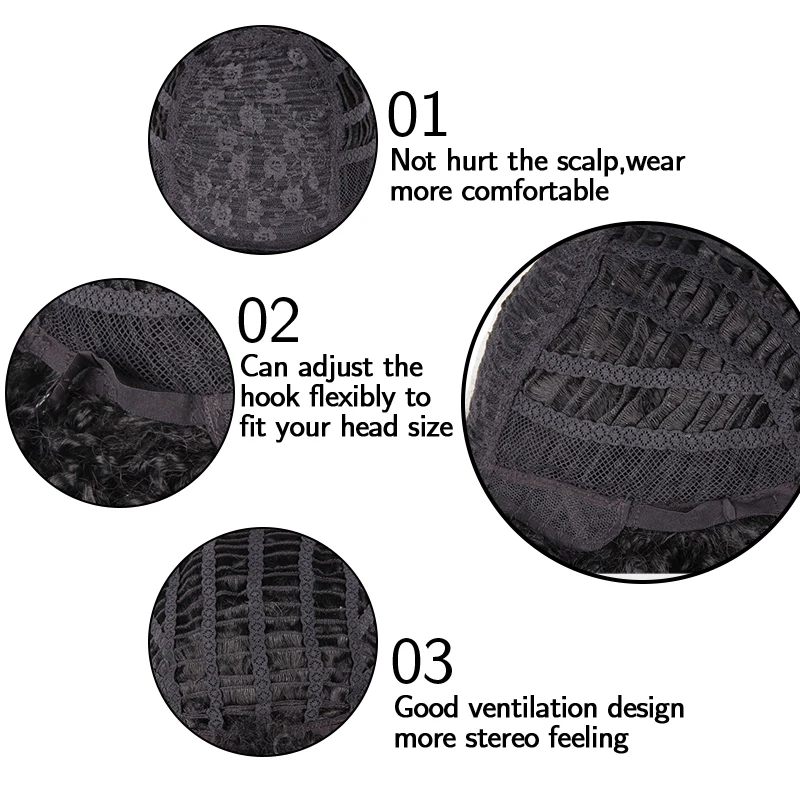 Короткие парики Pixie Cut для черных женщин Омбре серые волосы термостойкие