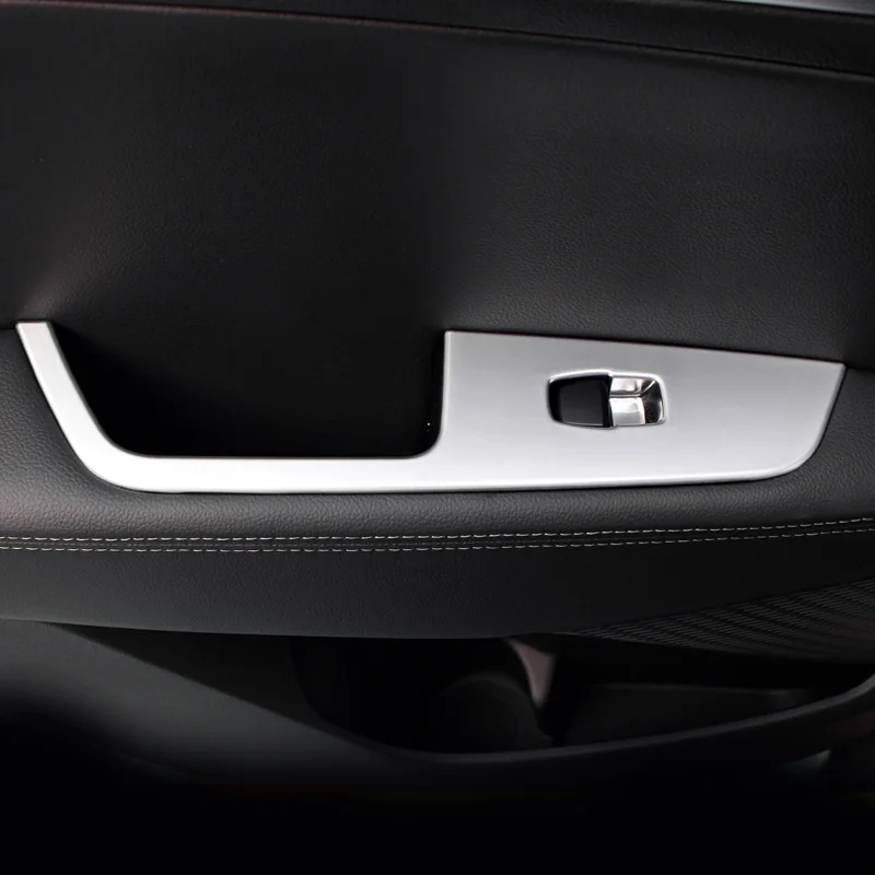 

For Hyundai Ix25 Creta Chrome Inner Door Armrest Window Switch Cover Decoration Control Panel Auto Accessories 2015-2019