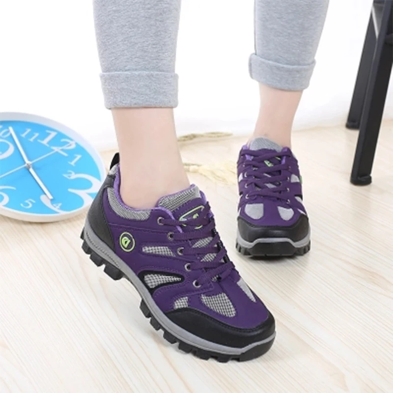 

Hiking Shoes Outdoor Casual Shoes Travel Shoes Non-slip Breathable Waterproof Sneakers Trekking Women Zapatillas Mujer Deportiva