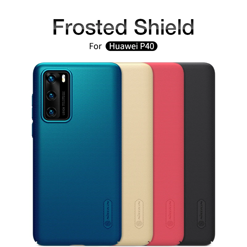 Чехол Nillkin для Huawei P30 P40 матовый защитный чехол накладка P20 Pro Nova 4e Жесткие защитные