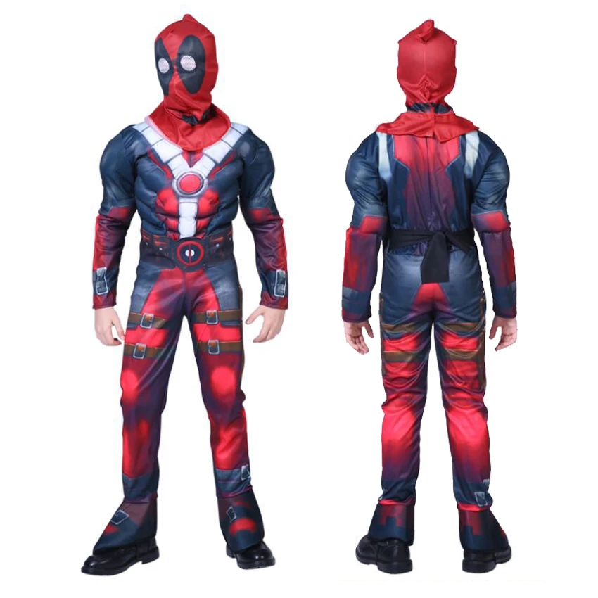 Фильма Дэдпул Рубашки детская одежда костюмы на Deadpo Уэйд Уилсон маскарада