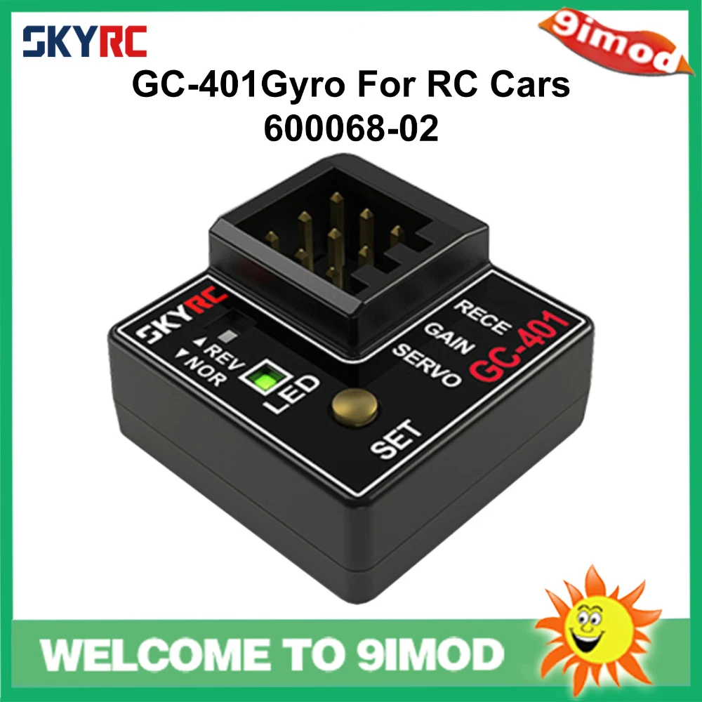 SKYRC-giroscopio GC401 Original para coche de carreras a control remoto, salida de direcci&oacute;n, nueva versi&oacute;n mejorada V2 VS GC301-0