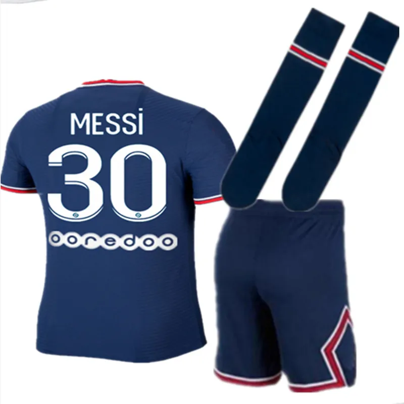 Футболка MESSI высшего качества для детей комплект рубашек мабапе Гана Кеан