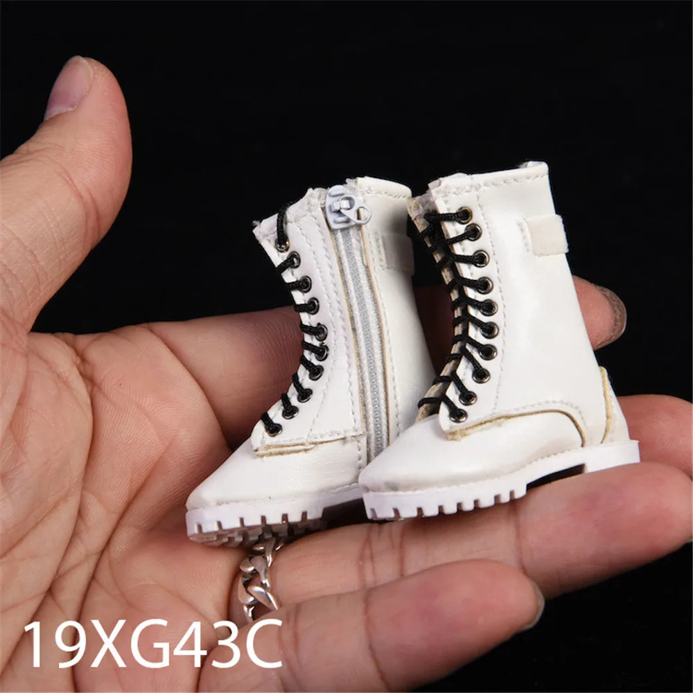 1/6 весы 19XG43 VSTOYS женские сапоги Модель черный/белого/Красного цвета обувь на