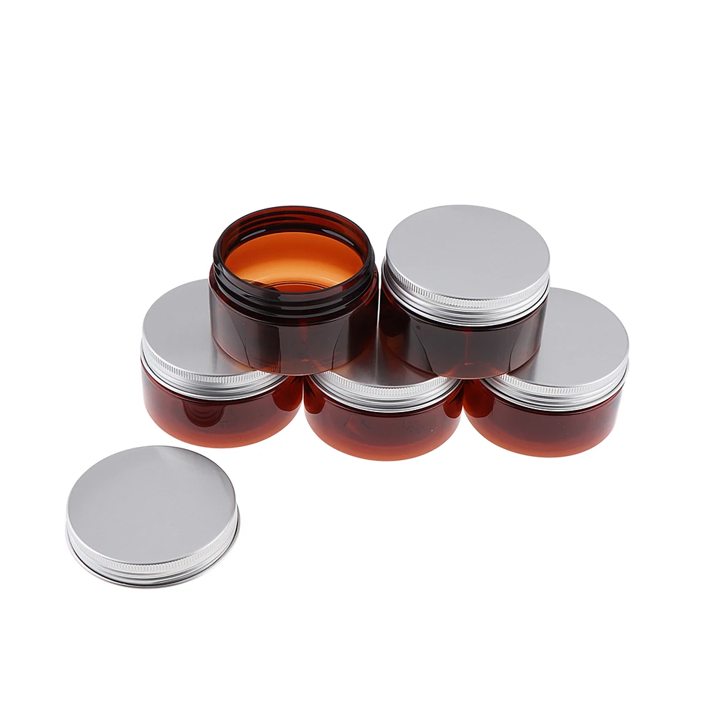 5X Makeup Pot Refillable Plastic Bottle Empty Travel Cosmetic Jar Nontoxic | Красота и здоровье