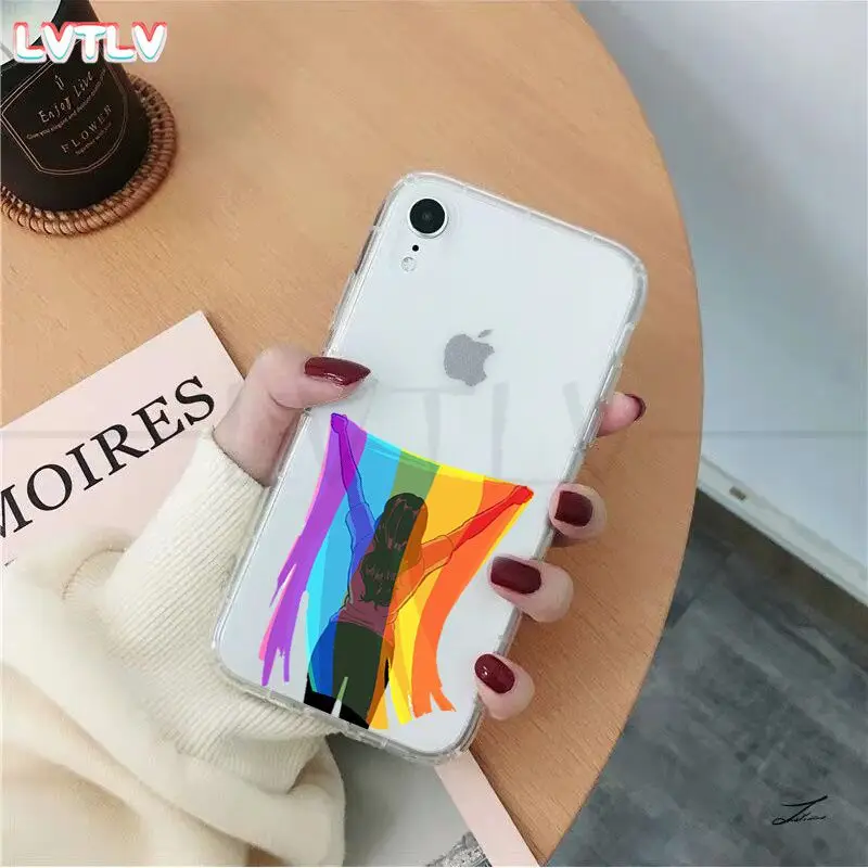Лесбийские ЛГБТ радужные новые чехлы для телефонов iPhone 13 11 12 pro XS MAX 8 7 6 6S Plus X 5 |