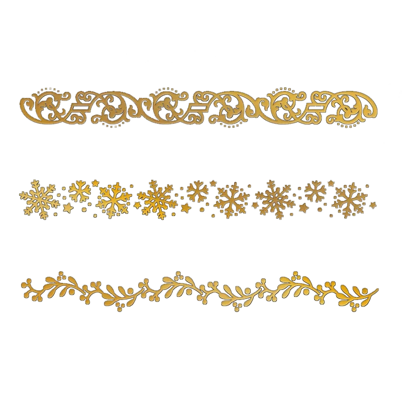 Горячая фольга пластина фестиваль Рождество Снежинка Цветок рамка для DIY