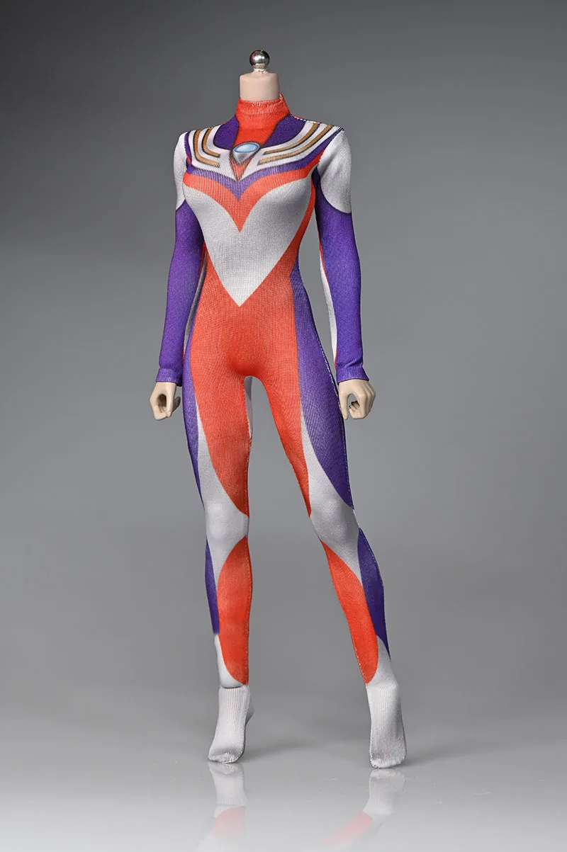 Body cruzado de Cosplay a escala 1/6, leotardos de b&uacute;squeda, Mono para cuerpo de figura de Acci&oacute;n Femenina de 12 pulgadas-5
