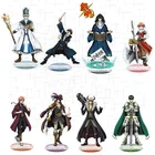 Аниме гинтама Саката гинтоки Шимура синпачи Кагура фигурка на акриловой подставке дисплей Модель тарелка Косплей Настольный Декор мультфильм игрушка