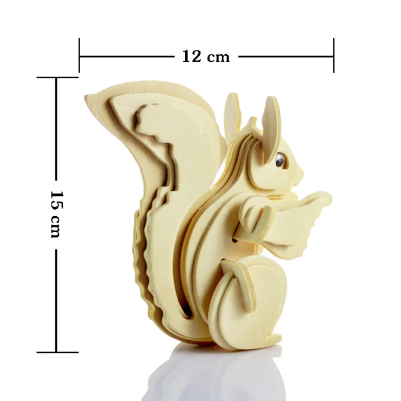 Лидер продаж детский Деревянный 3D Развивающий Пазл сделай сам игрушка для