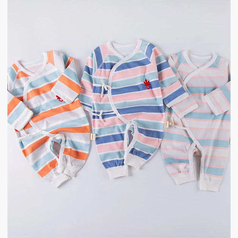 

Four Seasons Jumpsuit Newborn Clothes Newborn Pajamas Baby Clothes Boys and Girls Crawling Underwear 0-9 Months XB306