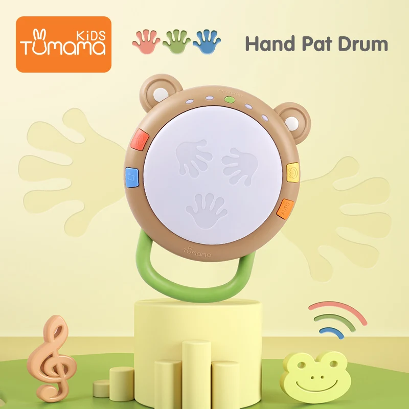 Детский барабан для хлопков Tumama Обучающие Музыкальные Игрушки раннего развития ребенка музыкальные