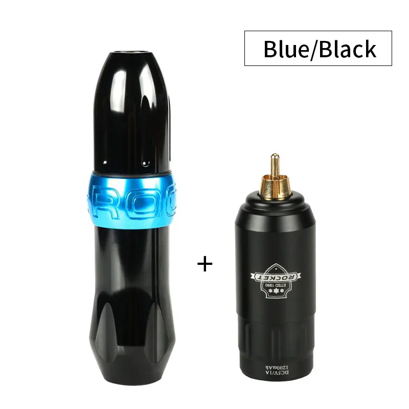 Complete Tattoo Machine Kit Professional Set Rocket I Pen With Mini Wireless Adjustable Power Supply RCA Connector | Красота и