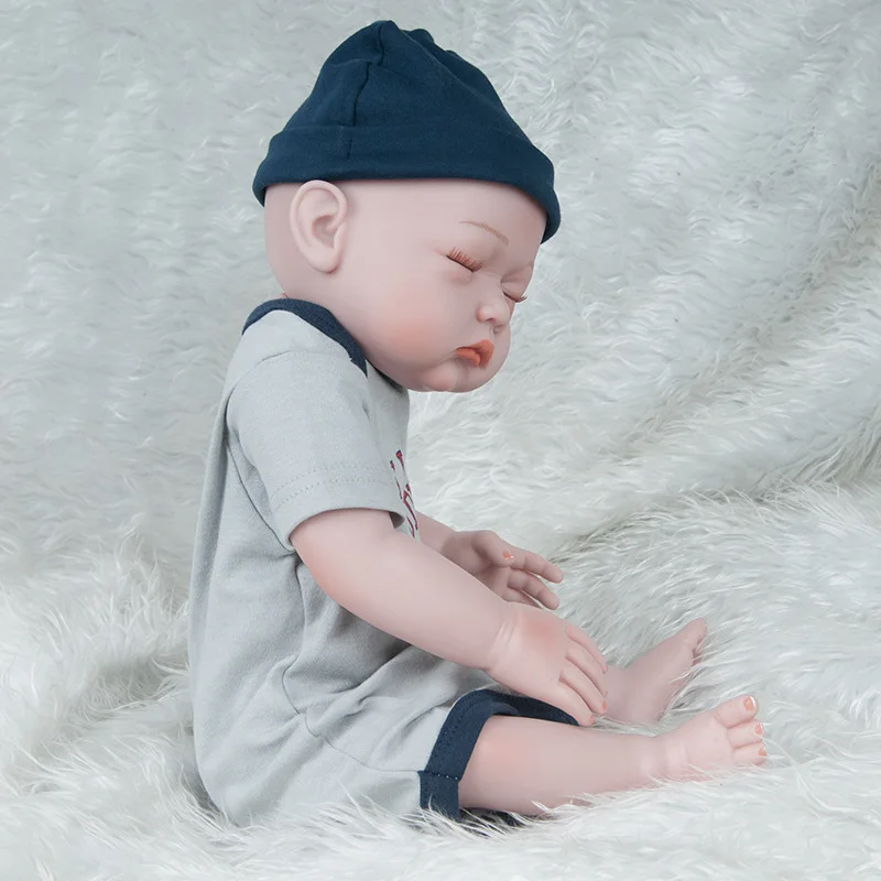 20 дюймов Новорожденные куклы Reborn Baby реалистичные мягкие силиконовые реалистичные куклы ручной работы для малышей игрушки для детей Подарки