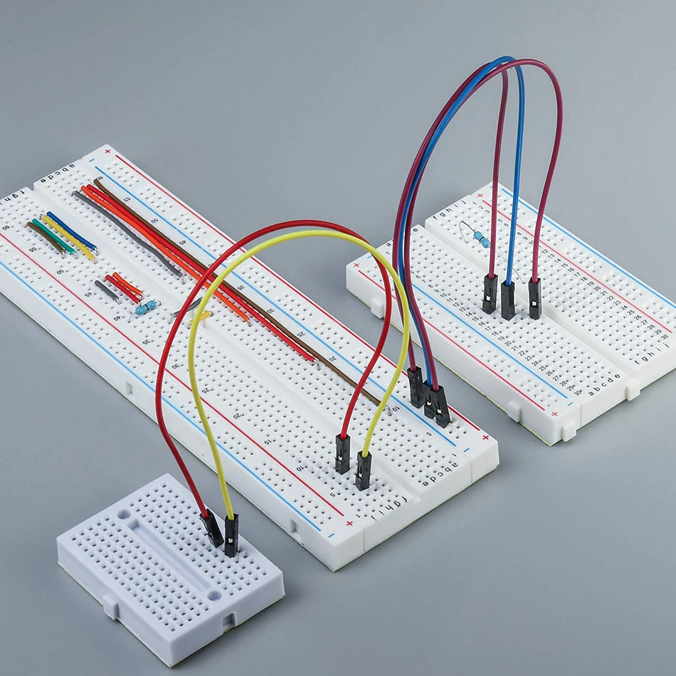 New MB-102 MB102 Breadboard 830 Point Solderless PCB Bread Board Power Module mb-102 Points 65 jumper wires | Электроника