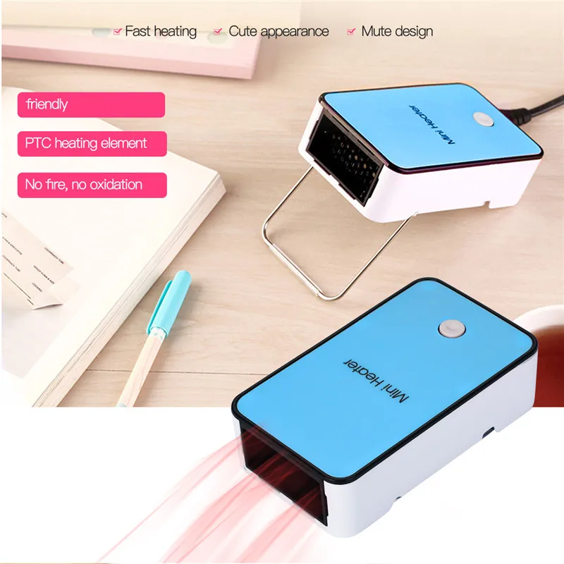 Портативный мини Электрический удобный нагреватель с вилкой европейского