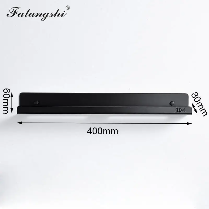 40cm Shelf Кухня полка Слои 40/50 см прямоугольник стеллаж для выставки товаров Аксессуары для ванной комнаты для хранения шампунь мыло корзинка для косметики держатель WB8002 - Цвет: 40cm Shelf