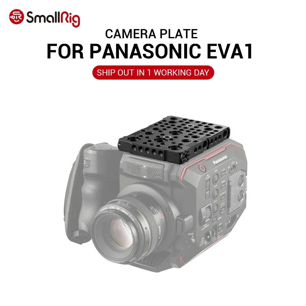 Верхняя пластина SmallRig для Panasonic EVA1 с 1/4 3/8 Arri фиксирующие отверстия микрофона