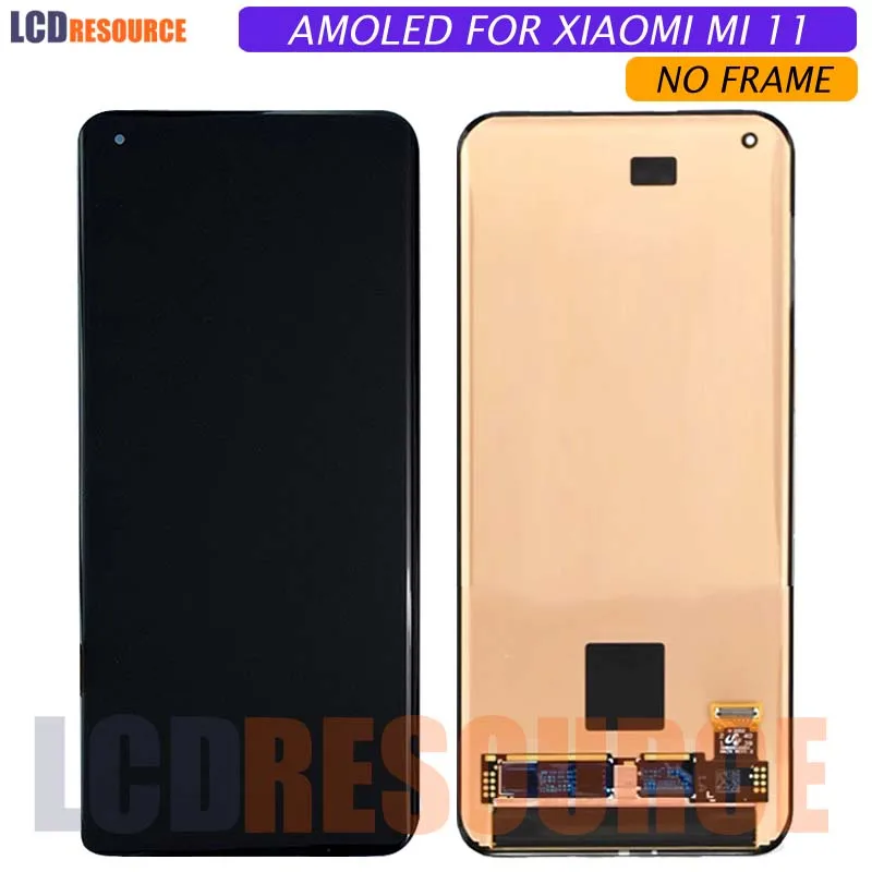 Pantalla LCD Original de 6,81 ", calidad AAA, con Marco, digitalizador de Panel t&aacute;ctil, reemplazo para Xiaomi MI 11-2