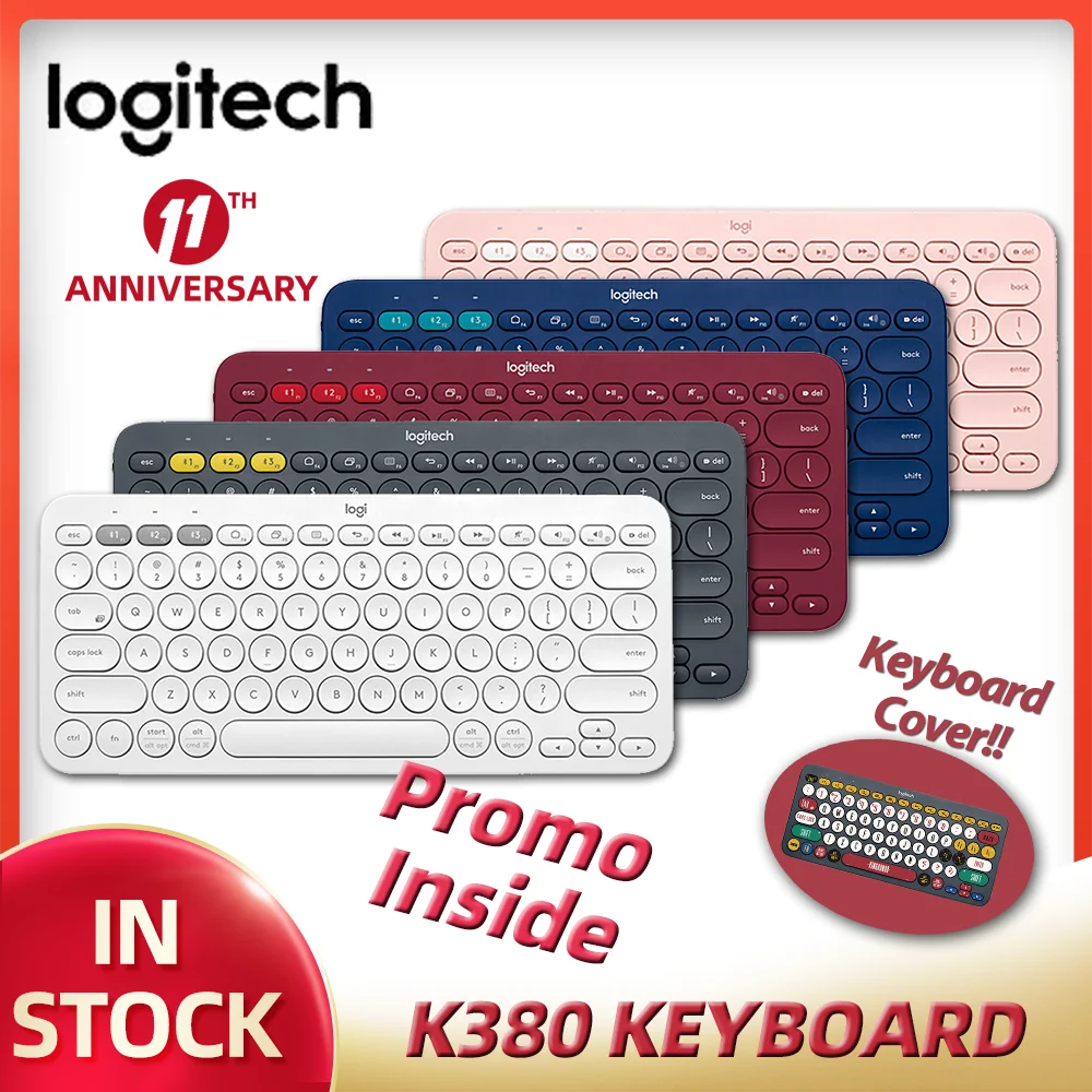 Клавиатура Logitech K380 Беспроводная с поддержкой Bluetooth и множеством