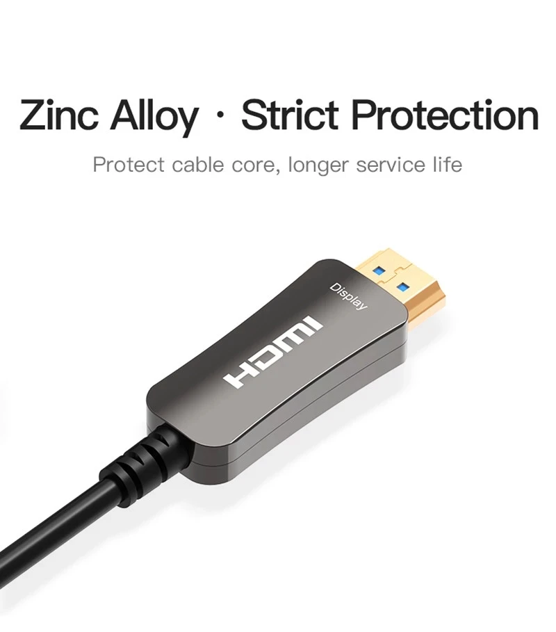 Оптический Кабель HDMI 2 0 4K 60HZ 3D 5m 10m 15m 20m 30m 40m 50m 100m для HD TV LCD ноутбука PS4 проектор
