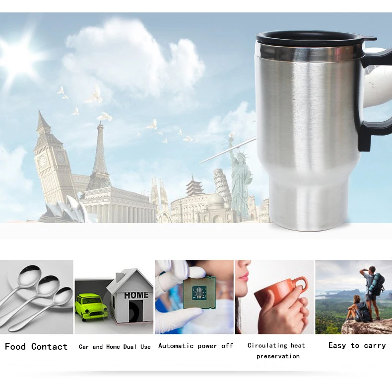 Vertvie высокое качество с подогревом Портативный кружка для путешествий