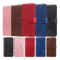 luxury leather wallet case for oppo a55 a53 a53s a33 a32 a93 a52 a72 a73 realme c20 reno 3 holder card slot flip cover stand bag