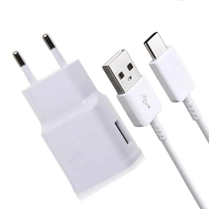 Быстрое зарядное устройство с разъемом для Samsung Galaxy S10 S10E, зарядное устройство для Samsung S10, S8, S9 Plus, Note 8, 9, кабель для передачи данных Type-C