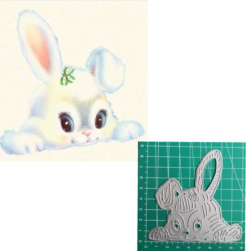 Животные кролик металлические резные штампы Рождество 2019 Скрапбукинг Nouveau