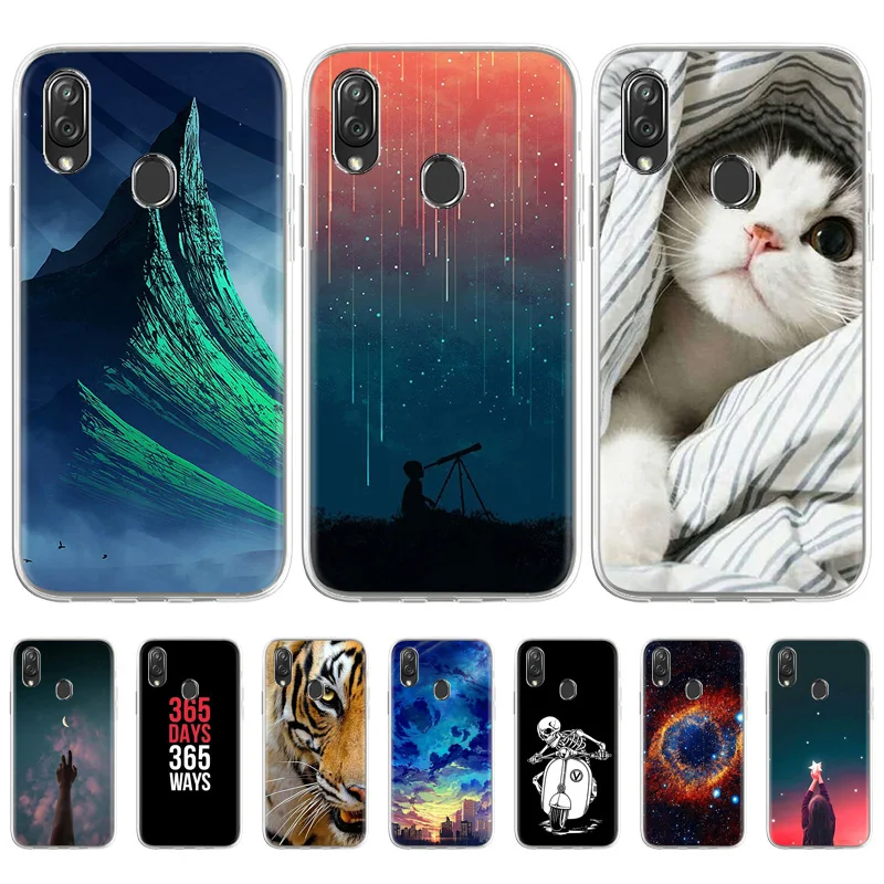 

For ZTE V10 Vita Case Silicone Phone Cover For ZTE Blade V10 Case Clear TPU Bumper For ZTE Blade V10Vita V 10 Soft Wolf Lion Bag