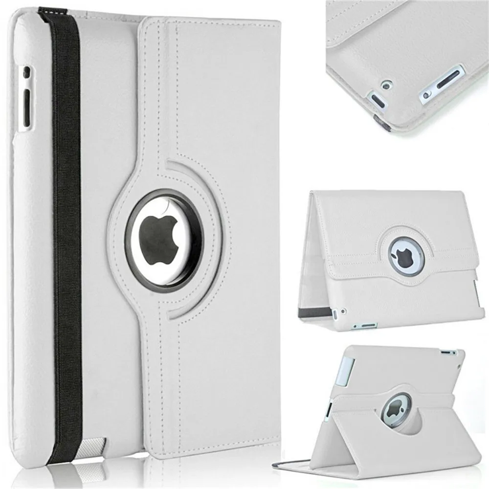 Чехол для планшета IPad 2/3/4 9 7 дюйма кожаный вращающийся чехол 4 3 2 защитный A1395/1396 A1416