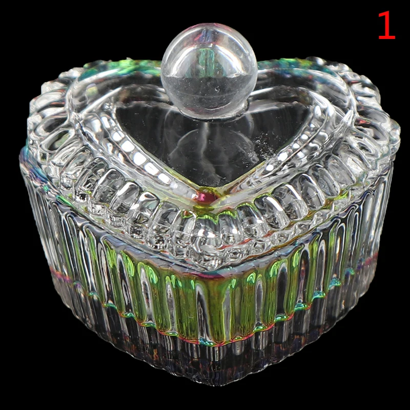 1 шт. Радужная кристально чистая акриловая жидкая тарелка Dappen стеклянная чашка с