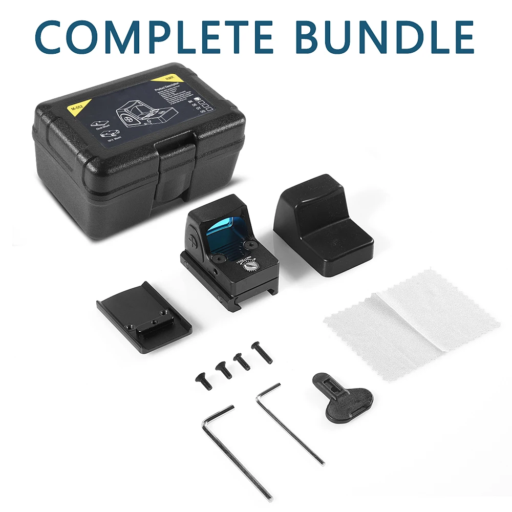 Охотничий прицел Glock красный точечный микро-прицел для винтовки Регулируемый