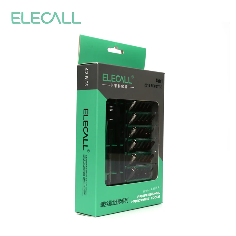 Набор универсальных отверток ELECALL 45 в 1 Phillips Hex Torx инструменты для ремонта Iphone