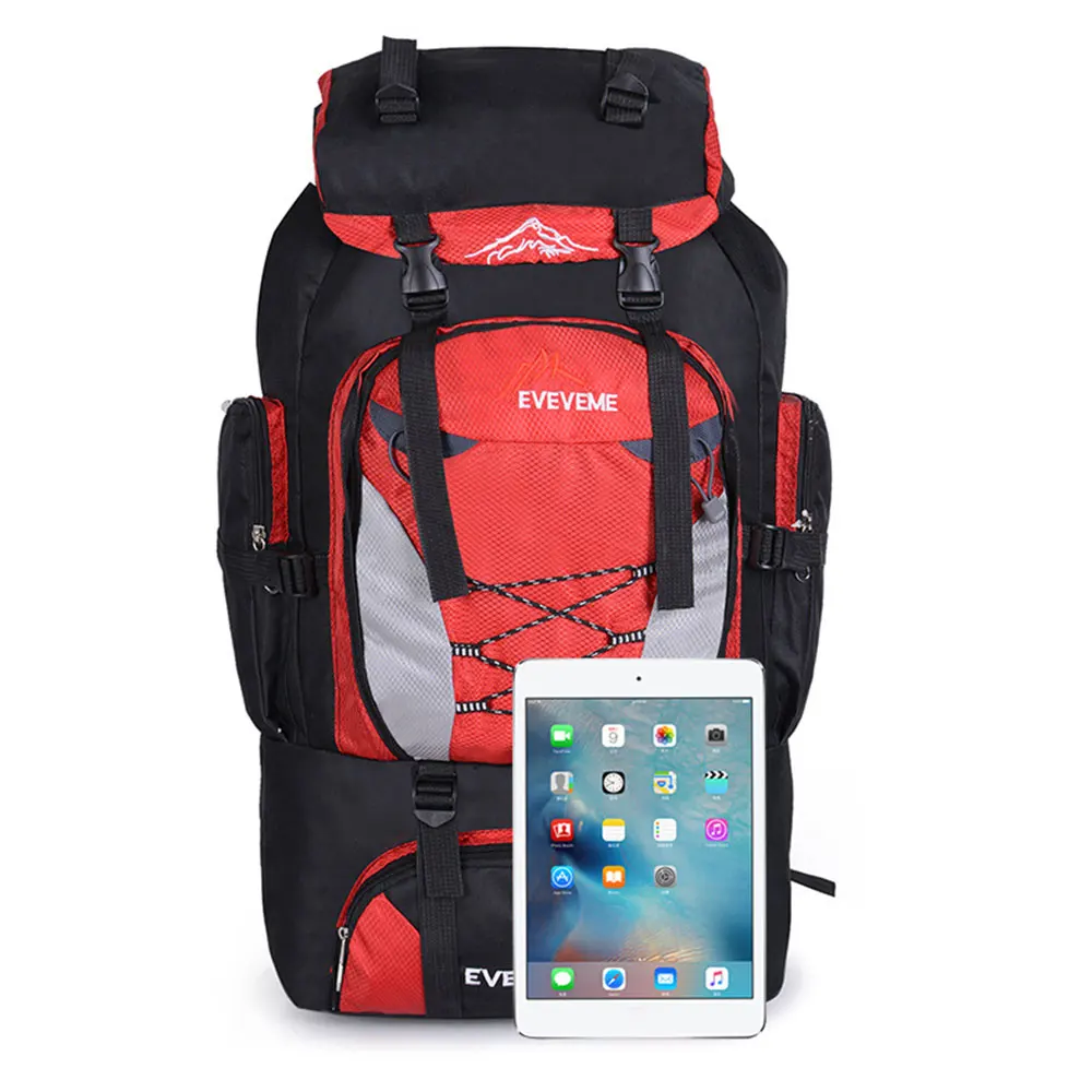 80L походные рюкзаки для кемпинга большая уличная сумка рюкзак нейлон суперлегкая