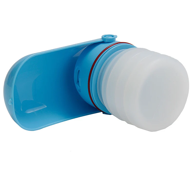 Собачья бутылка для воды прогулки диспенсер миски путешествия на открытом