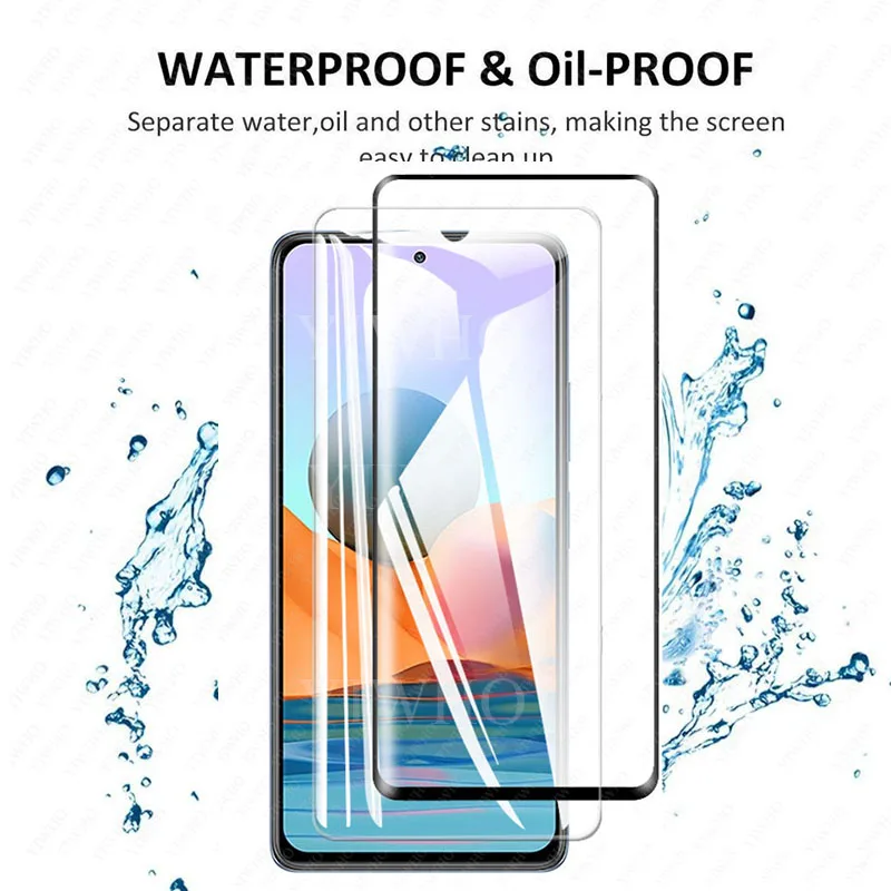 Tempered Glass for Xiaomi Redmi Note 10 5g Glass Screen Protector on Redmi Note10 105g Protective Note 9 T 10 Pro Lens Glass